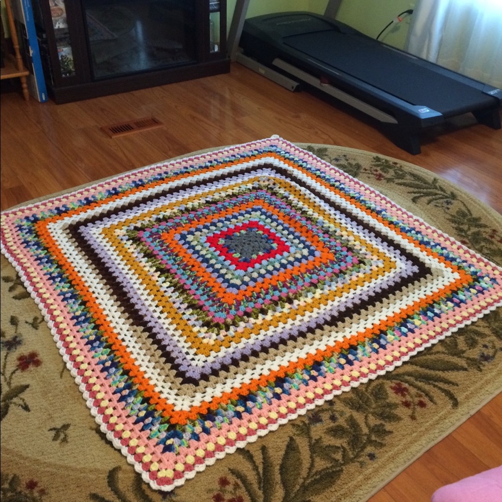 55x55 multicolored Afghan